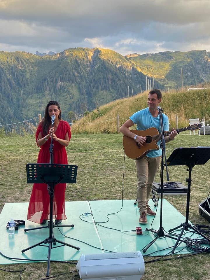 Soft Mood en concert à la montagne
